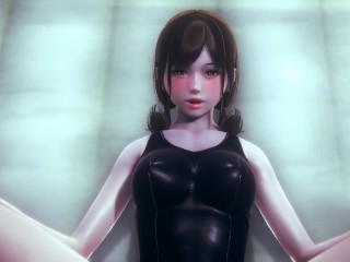 Ngắm nhìn bộ đồ bơi của nữ sinh Nhật Bản